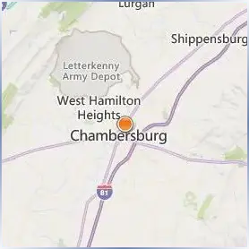 Wilson College Location Map Wilson College Location Map
